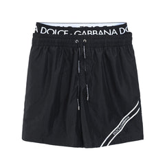 Dolce & Gabbana Black Polyester Swimwear