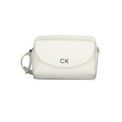 Calvin Klein White Polyethylene Handbag