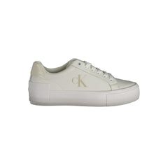 Calvin Klein White Leather Women Sneaker