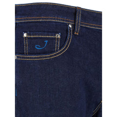 Jacob Cohen Blue Cotton Jeans & Pant