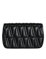 Versace Black Mini Nappa Leather Crossbody Shoulder Bag