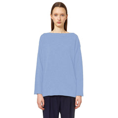 Alpha Studio Light Blue Cashmere Women Sweater