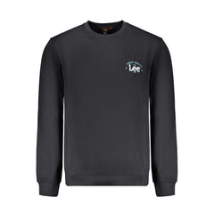 Lee Black Cotton Men Sweater