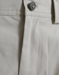 Dolce & Gabbana High-Waisted Tapered Fashion Pants - Beige