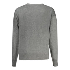 Guess Jeans Gray Polyester Sweater