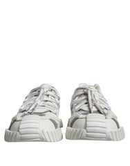 Dolce & Gabbana White Lace Up Low Top NS1 Sneakers Shoes