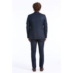 Baldinini Trend Blue Wool Suit