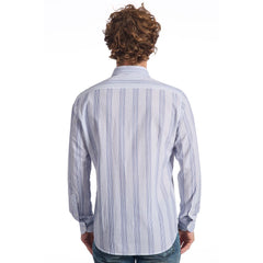 Baldinini Trend Light Blue Cotton Shirt