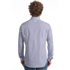 Baldinini Trend Light Blue Cotton Shirt