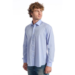 Baldinini Trend Light Blue Cotton Shirt