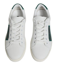 Dolce & Gabbana White London Calf Leather Sneakers Shoes