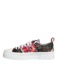 Dolce & Gabbana Multicolor Patchwork Low Top Sneakers Shoes