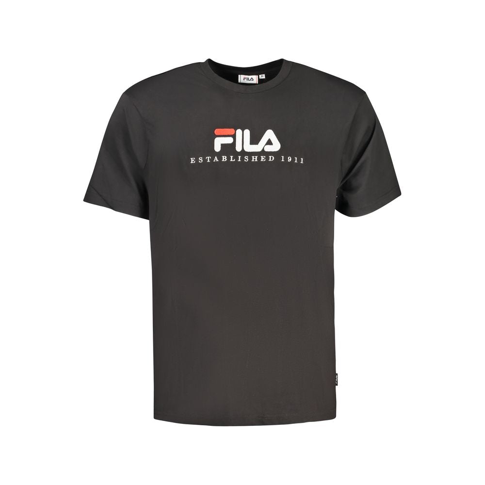 Fila Black Cotton T-Shirt