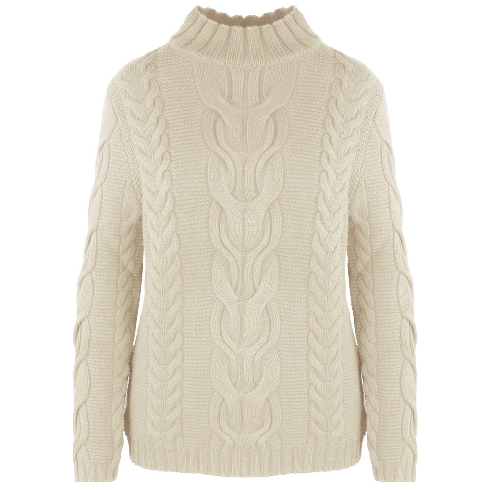 Malo Beige Wool Sweater