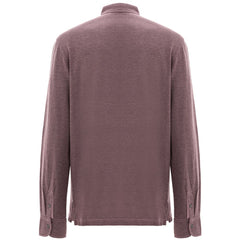 Corneliani Purple Cotton Polo Shirt