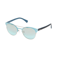 Police Gray Metal Sunglasses