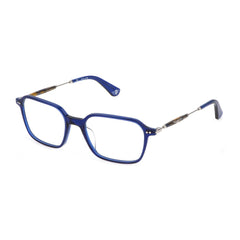 Police Blue Plastic Frames