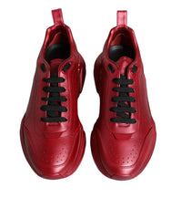 Dolce & Gabbana Red Daymaster Low Top Sneakers Shoes