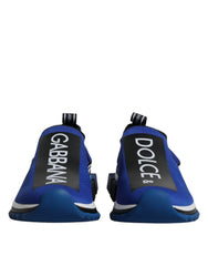 Dolce & Gabbana Blue Logo Low Top Sorrento Sneakers Shoes