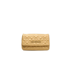 Love Moschino Gold Polyethylene Crossbody Bag