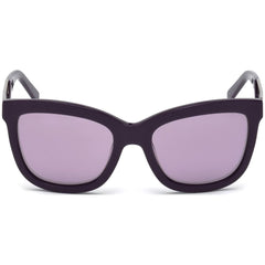 Swarovski Purple Plastic Sunglasses