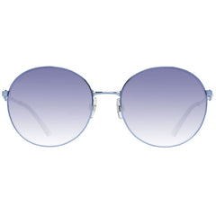 Swarovski Blue Metal Sunglasses