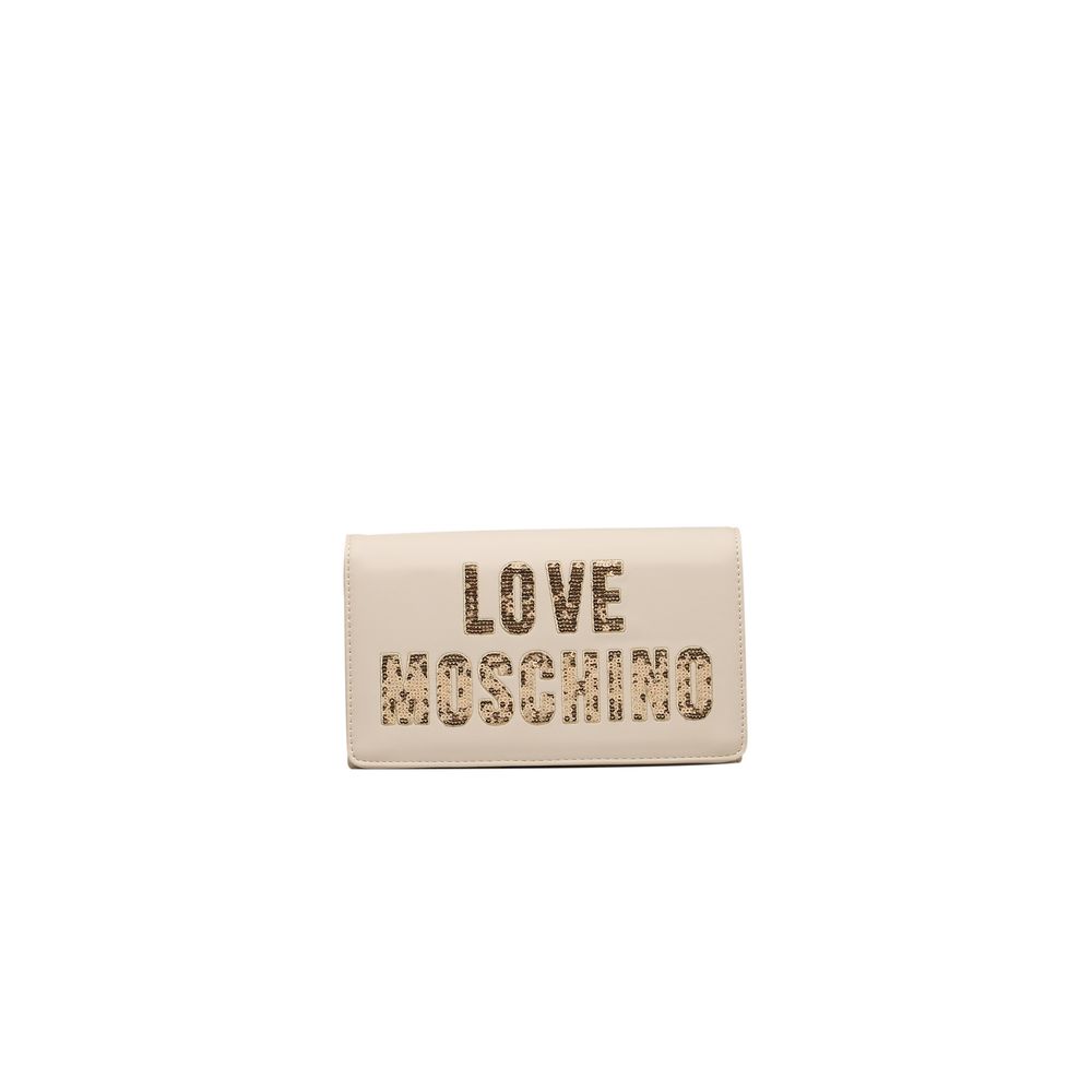 Love Moschino Beige Polyethylene Crossbody Bag