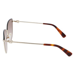 Longchamp Gold Metal Sunglasses