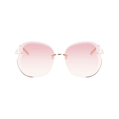 Longchamp Rose Gold Metal Sunglasses