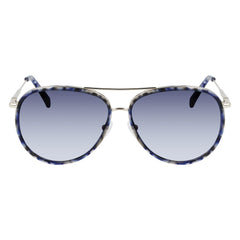 Longchamp Gold Metal Sunglasses