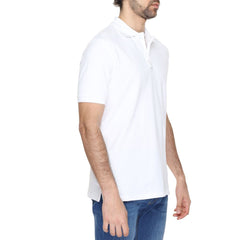 Suns White Cotton Polo Shirt