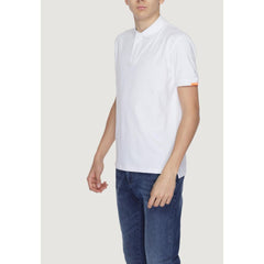 Suns White Cotton Polo Shirt