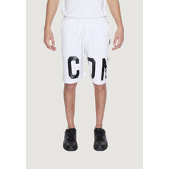 Icon White Cotton Bermuda