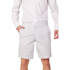 Armani Exchange White Cotton Bermuda Shorts