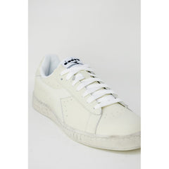 Diadora White Synthetic Leather Sneaker