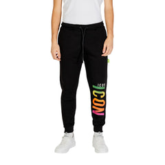 Icon Black Cotton Joggers Workout Pant