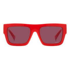 Missoni Red Plastic Sunglasses