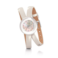 Folli Follie White Leather Watch