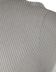 Dolce & Gabbana White Long Sleeve Turtleneck Men Pullover Sweater