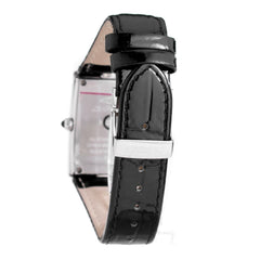 Chronotech Black Leather Watch