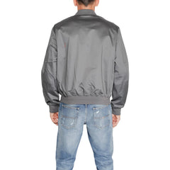 Calvin Klein Gray Organic Cotton Jackets & Coat