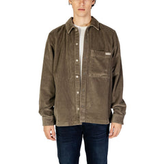 Calvin Klein Jeans Beige Cotton Shirt