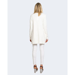 Vila Clothes White Viscose Cardigan