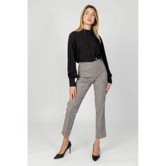Sandro Ferrone Beige Polyester Pant