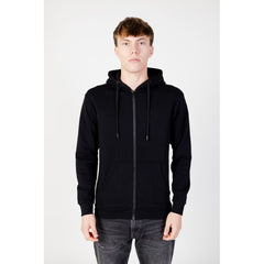 Jack Jones Black Polyester Hoodie