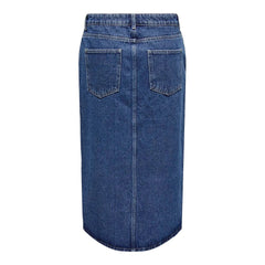 Only Blue Cotton Skirt