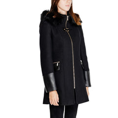 Morgan De Toi Black Wool Coat