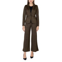 ICHI Green Polyester Suits & Blazer