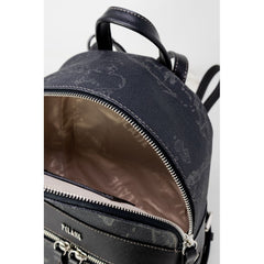 Alviero Martini Prima Classe Black Leather Backpack