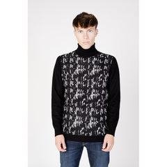 Antony Morato Black Wool Turtleneck